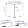 Ikea Drawers / Custom desk Image 2