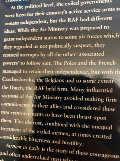 War book:'Airmen In Exile'