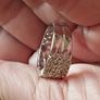 M&S Silver Tone Crystal Costume Ring. Image 4