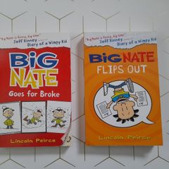 NEW big Nate books goes for  broke.  BIG NATE flips out.