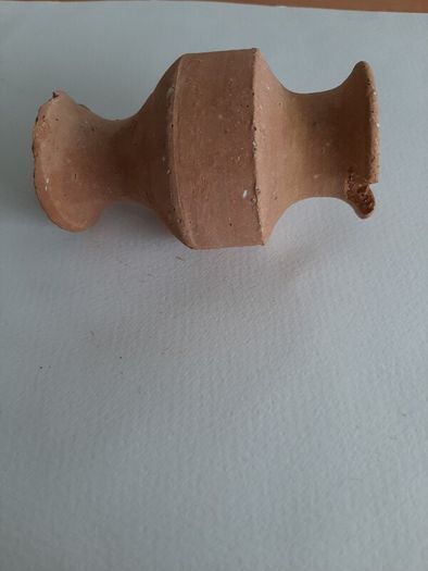 Small terracotta model vase