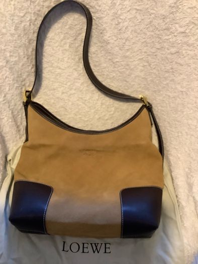 Loewe shoulder bag / suede leather/ new