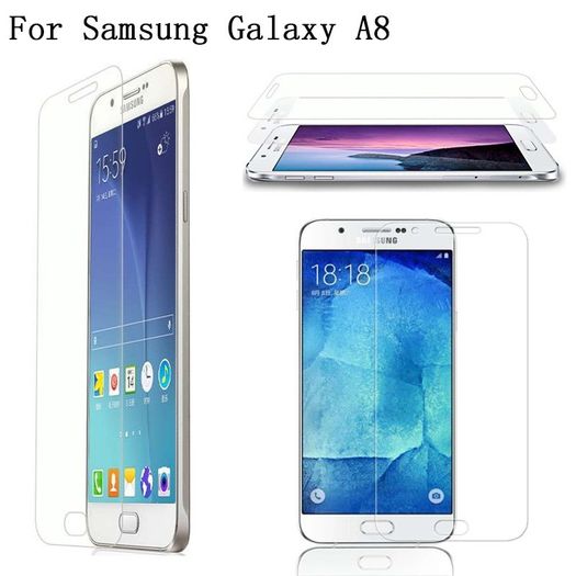100% Genuine Tempered Glass 9H Screen Protector For Samsung Galaxy A8