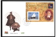 1998 Ireland Portugal 98 Commemorative Stamp Miniature Sheet An Post First Day Cover (FDC)