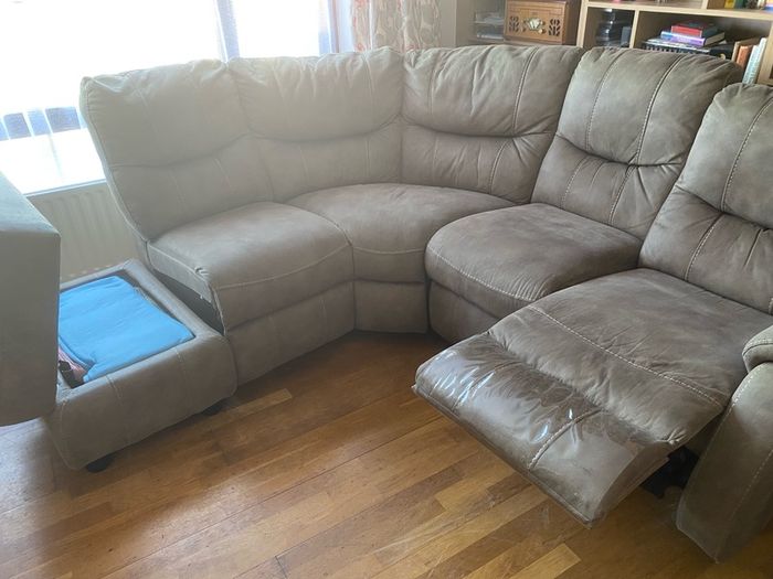 corner sofa, 5 piece modular suite