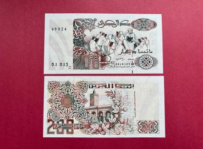 Algeria  200 Dinars  1992. UNC