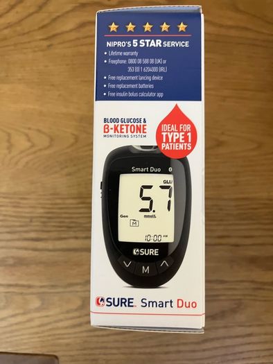Blood glucose monitoring system b ketone for diabetics Bluetooth