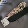 2x elastic headband NEW black and animal print Image 2