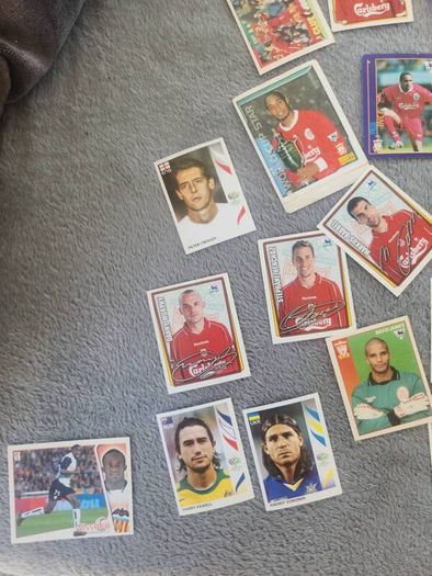Various football stickers