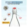 6 Glass Bottles 1 Liter with airtight stoppers and swing top lids Image 2
