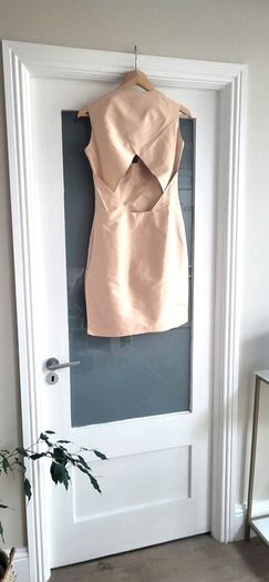 Marios Schwab contemporary natural bodycon Sz S (Fit 8-10UK) - Rrp 495 (New)