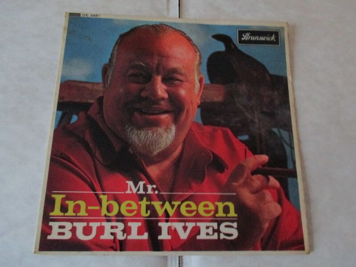 Burl Ives Mr. In-between E.p. 1962 Picture Sleeve Uk Pressing 45