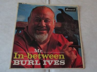 Burl Ives Mr. In-between E.p. 1962 Picture Sleeve Uk Pressing 45