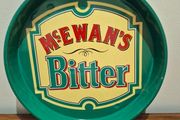 vintage McEwan's bitter tin advertising tray