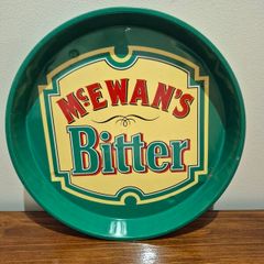 vintage McEwan's bitter tin advertising tray