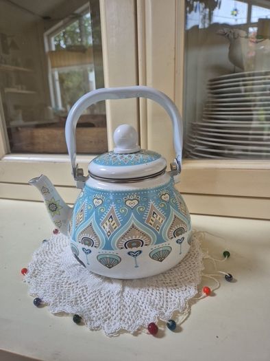 Enamel Teapot