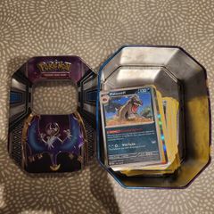 110 Pokemon Cards and Pokemon Tin