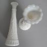 Pair of Vases - Milk Glass Image 2