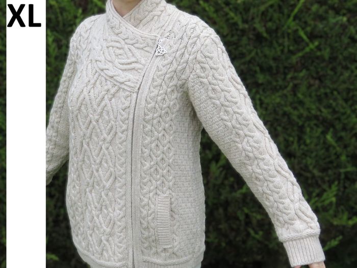 XS, S, L, XL NEW with tags Irish Merino Wool Cardigan