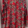 Little Mistress High Neck smock dress floral red mix size Image 5