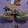 Newborn, With Tags Padraig Cottage 100% Sheeps Wool Baby Slippers Image 6