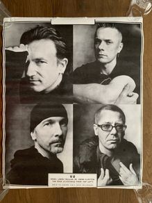 U2 - Back to where they once belonged Band photo poster