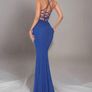 Blue Debs / Prom Dress Size 12 Sparkly Backless Gown Image 2
