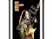 Rory Gallagher Irish Tour Framed Poster