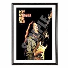 Rory Gallagher Irish Tour Framed Poster