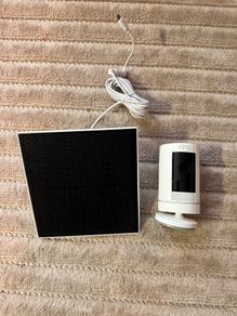 Ring outdoor camera + solar panel
