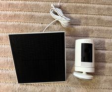 Ring outdoor camera + solar panel