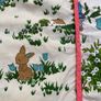 Vintage German 70s 80s summer sleeping bag 96 cm long 1980 flowers Sarah K Holly Hobbie Image 5