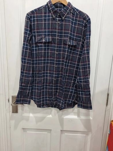 French Connection (FCUK) Men's Plaid Flannel Shirt