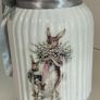 Handmade Beautiful Bunnies egg, candle and jar Image 8
