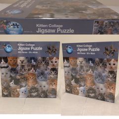 Kitten Collage Jigsaw Puzzle, New in box