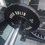 Mint condition - amazing heavy duty black squat rack with almost brand new Rock Solid barbell and bumper plates - a must see!!! Image 3