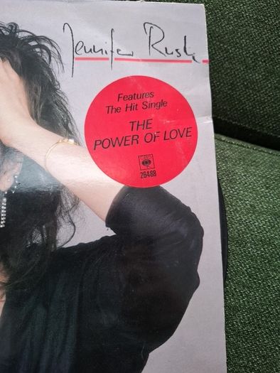 Jennifer Rush LP Vinyl features The Power of Love from 1985