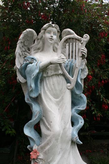 Outdoor Statue of an Angel made from Fiberglass 40"
