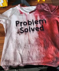 Problem Solved Halloween T-Shirt Horror Style