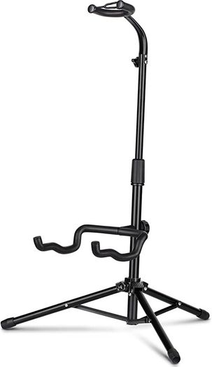 Guitar Stands with Neck Holder Folding Tripod Floor Metal Universal Holder, for Acoustic Electric Guitars Ukulele Violin Banjo Mandolin (FREE POSTAGE)