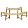 Garden Bench 240 cm Impregnated Pinewood Image 2