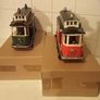 San Francisco Trams Tin Plate Model (RED or Green) Metal Display Image 5