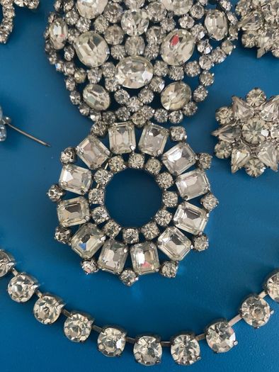 vintage Diamante Jewellery