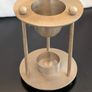 Vintage 1970s Danish Modern Brass Aromatherapy Oil Burner 15.5cm Image 9