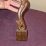 Vintage Carved Wooden Mermaid Statue Image 5