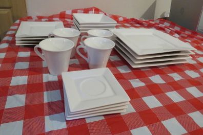 New (no box) Maxwell Williams quality porcelain dinner set (4 ppl)