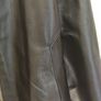 black real leather bomber Image 5
