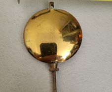 vintage brass pendulum