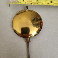 vintage brass pendulum