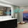 LED Bathroom Mirror 140x80cm Bluetooth Demister Image 3
